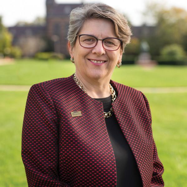    Roberta Bobbi Cordano'86 was the first deaf woman to be named president of Gallaudet University in 2016.    Credit: Gallaudet Uni...